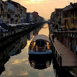 The Boheme Vintage Junior ---- Cozy & Quiet & Comfortable With Private Bathroom & Fully Equipped Kitchenette & Cozy Balcony - Lift To 4th Floor - Metro' -green Subway Porta Genova Milan
